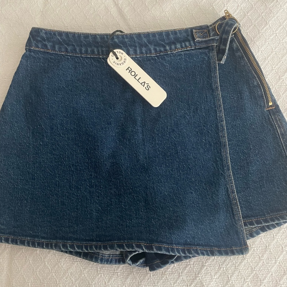 NWT ROLLA’S denim skort